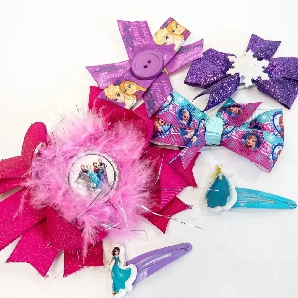 Disney Frozen Princess Barrettes Bundle